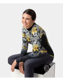 Bluza rowerowa damska Alé Cycling PR-R Hibiscus