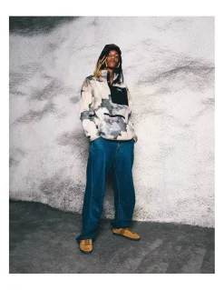 Bluza sherpa męska Colourwear Snap Pile