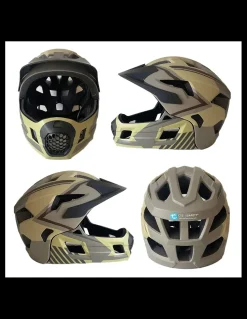 Kask Rowerowy Crazy Safety Fullface 2w1 MTB/BMX