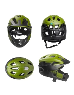 Kask Rowerowy Crazy Safety Fullface 2w1 MTB/BMX