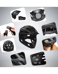 Kask Rowerowy Crazy Safety Fullface 2w1 MTB/BMX