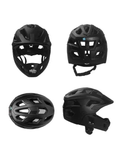 Kask Rowerowy Crazy Safety Fullface 2w1 MTB/BMX