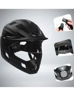 Kask Rowerowy Crazy Safety Fullface 2w1 MTB/BMX