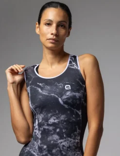 Koszulka rowerowa damska Alé Cycling Solid Marble Tank Top