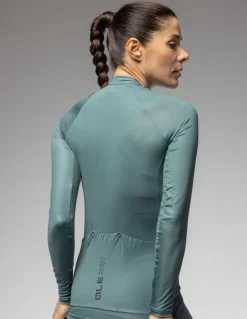Koszulka rowerowa damska Alé Cycling Solid Color Block 2.0 LS