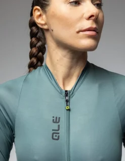 Koszulka rowerowa damska Alé Cycling Solid Color Block 2.0 LS