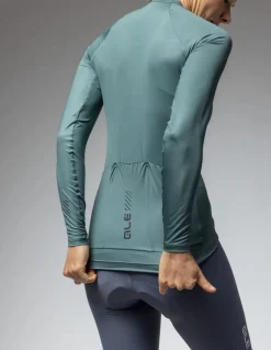 Koszulka rowerowa damska Alé Cycling Solid Color Block 2.0 LS