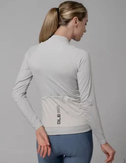 Koszulka rowerowa damska Alé Cycling Solid Color Block 2.0 LS