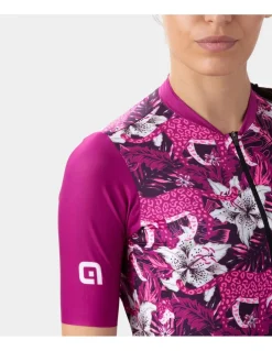 Koszulka rowerowa damska Alé Cycling PR-E Hibiscus