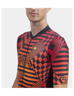 Koszulka rowerowa męska Alé Cycling PR-S Checker