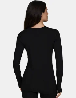 Koszulka termoaktywna damska Lé Bent Midweight Crew Merino