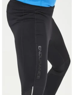 Legginsy do biegania męskie Endurance Tranny Windblock XQL