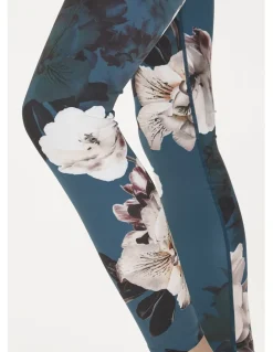 Legginsy treningowe damskie Athlecia France Print