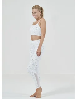 Legginsy treningowe damskie Athlecia Amouer Mesh Printed